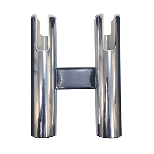 Double Stainless Fishing Rod Holder On Stock Photo 519033601