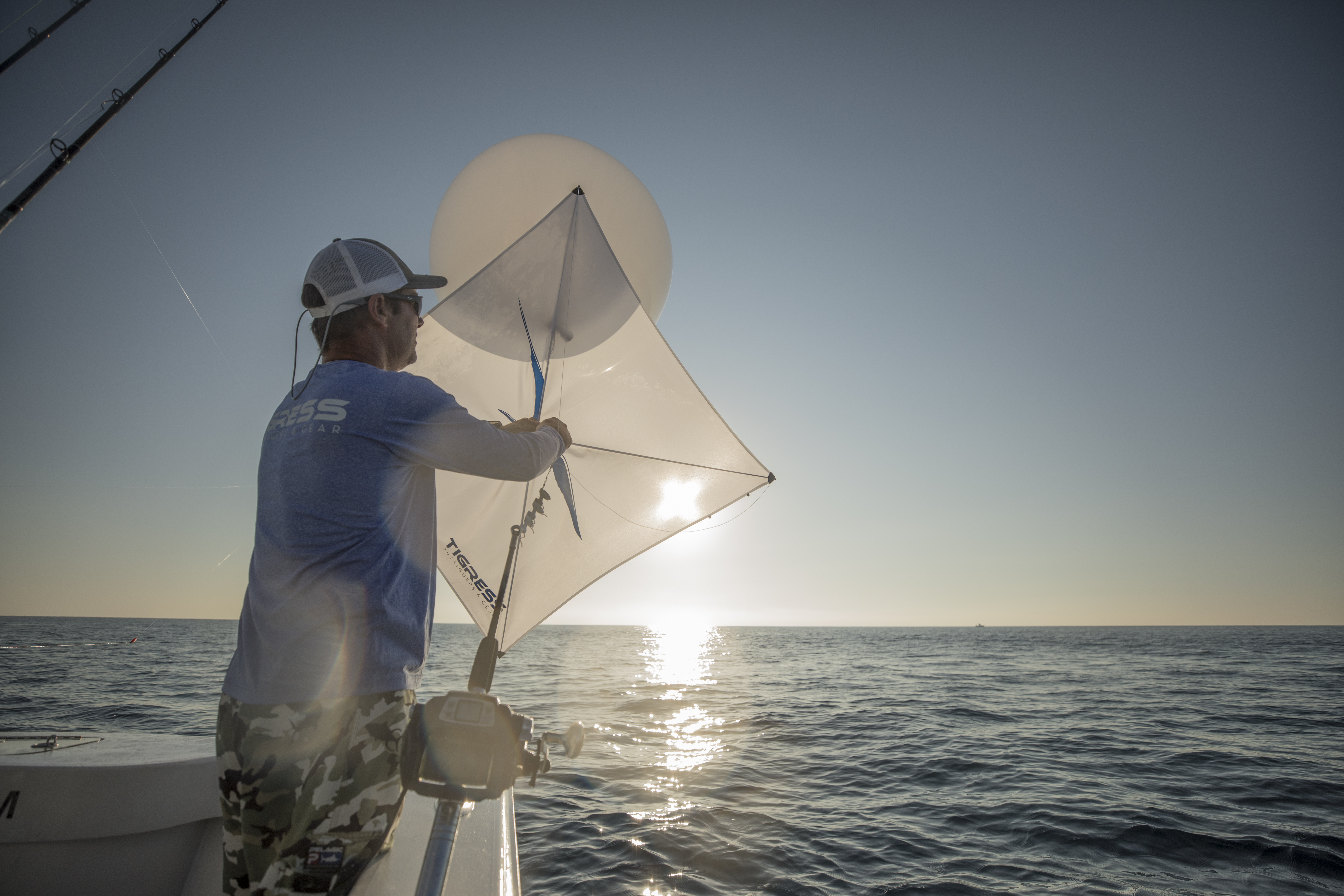 Utilizing Balloons for Kite Fishing